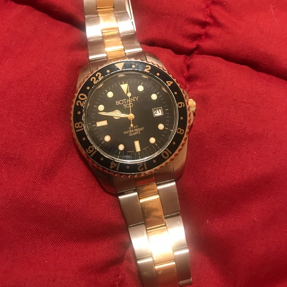 SOLD♥️NWOT Botany 500 Men’s Water Resistant Watch - Picture 2 of 7